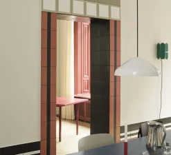 Applique murale, Arcs, vert de mer avec interrupteur, L17cm, H25cm - Hay