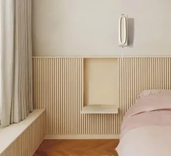 Applique murale, Arty, blanc crème, L7,8cm, H28cm - Carré Coco