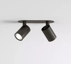 Applique murale, Ascoli Twin Recessed, bronze, L29,5cm, H12cm - Astro Lighting