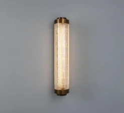 Applique murale, Ashford, Laiton antique, LED, 2700K, 660 lm, Ø15,4cm, H79cm - Mullan Lighting