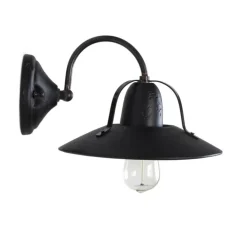 Applique murale, Asiago, noir, L25cm, H24cm - Toscot