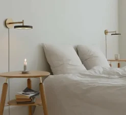 Applique murale, Asteria wall, noir, câble, LED, 2700K, 500 lm, L9cm, H9cm - Umage