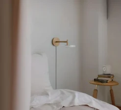 Applique murale, Asteria wall, brume, câble, LED, 2700K, 500 lm, L9cm, H9cm - Umage