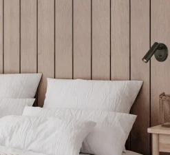 Applique murale, Atria Surface, bronze, LED, 3000K, 285 lm, Ø3cm, H11cm - ACB