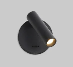 Applique murale, Atria Surface, noir, LED, 3000K, 285 lm, Ø3cm, H11cm - ACB