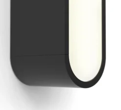 Applique murale, Atticus 600, noir mat, IP44, LED, dim, 3000K, 606 lm, L5cm, H60cm - Astro