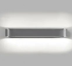 Applique murale, Aura W3, titanium, LED, dim, 3000K, 1980 lm, L46cm, H6cm - Light Point