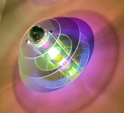 Applique murale, Aurore, irisée, L30cm, H30cm-Elements lighting