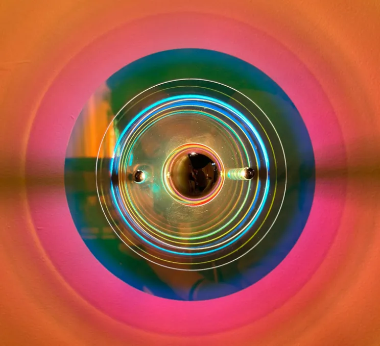 Applique murale, Aurore, irisée, L30cm, H30cm-Elements lighting