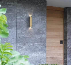 Applique murale, Ava 300, laiton, IP44, L7,5cm, H30cm - Astro