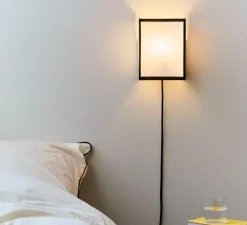 Applique murale, Ava Square, blanc et noir, L15,5cm, H20,5cm - HAY