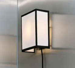 Applique murale, Ava Square, blanc et noir, L15,5cm, H20,5cm - HAY