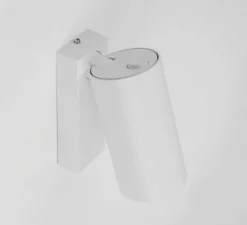 Applique murale avec interrupteur, baudouin, blanc, L12cm, H19,5cm - Zangra