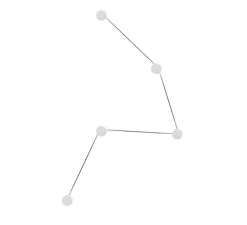 Applique murale, Azou 5, marbre blanc, avec prise et interrupteur, LED, 2700K, 2250lm, ∅11,5cm, P8cm (par unité) - KDLN