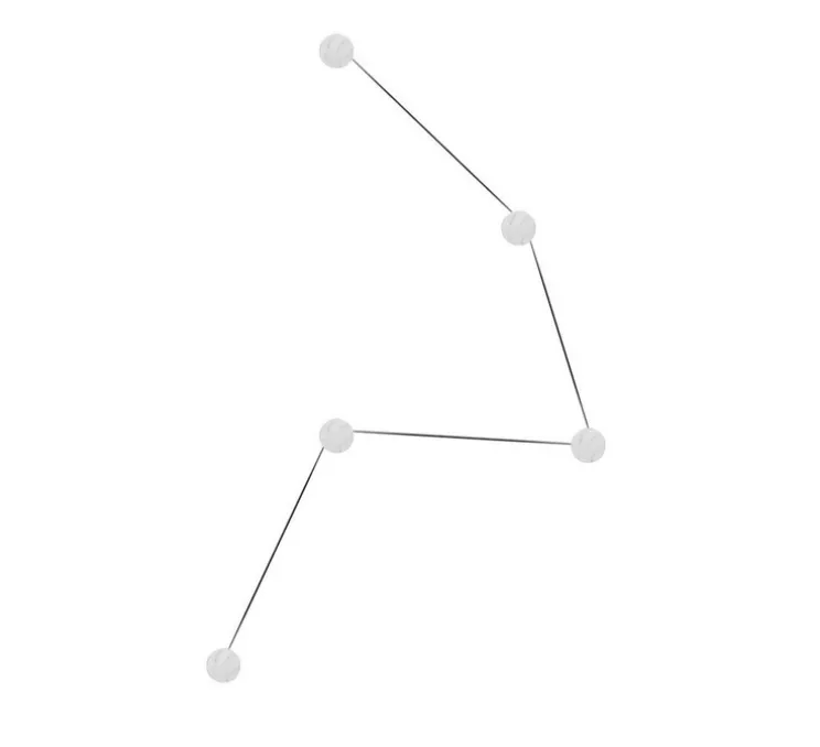 Applique murale, Azou 5, marbre blanc, avec prise et interrupteur, LED, 2700K, 2250lm, ∅11,5cm, P8cm (par unité) - KDLN