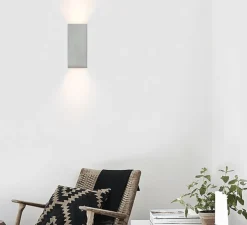 Applique murale, [B8], gris, cuivre, L10cm, H23cm - GANTLights