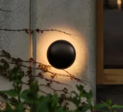 Applique murale, Babila 28, marron, IP65, LED, dim, 2700k, 571 lm, Ø28cm, P11,4cm - Marset