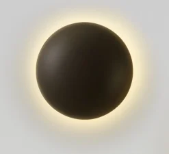 Applique murale, Babila 18, marron, IP65, LED, dim, 2700k, 571 lm, Ø18cm, P8,6cm - Marset