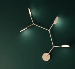 Applique murale, Ballon Wall 5, modèle A, blanc, LED, 3000K, 800lm, L72,2cm, H58,9cm - TUNTO