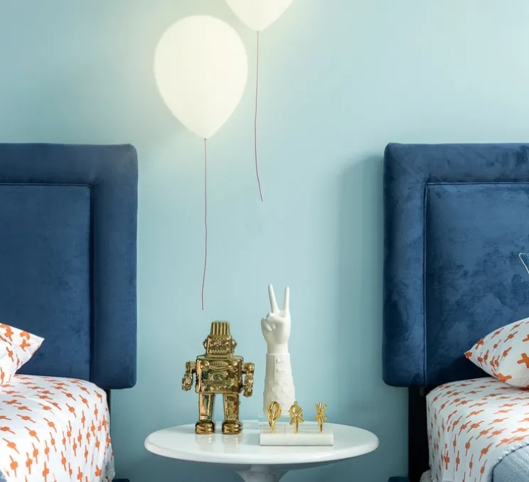 Applique murale, Balloon, A-3050, blanc, Ø26cm, H84,4cm - Estiluz