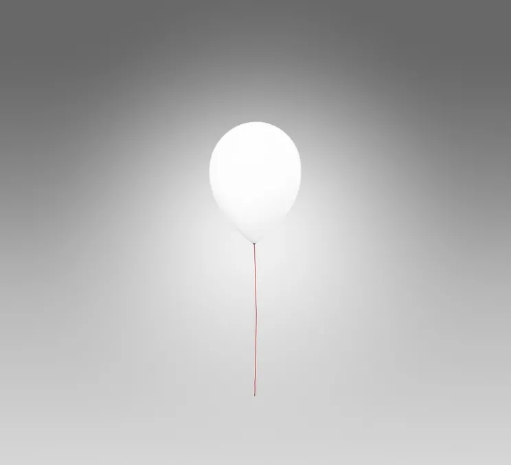 Applique murale, Balloon, A-3050, blanc, Ø26cm, H84,4cm - Estiluz