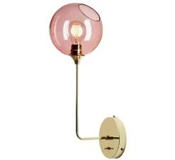 Applique murale, Ballroom XL, rose, Ø20cm, H57cm - Design by us