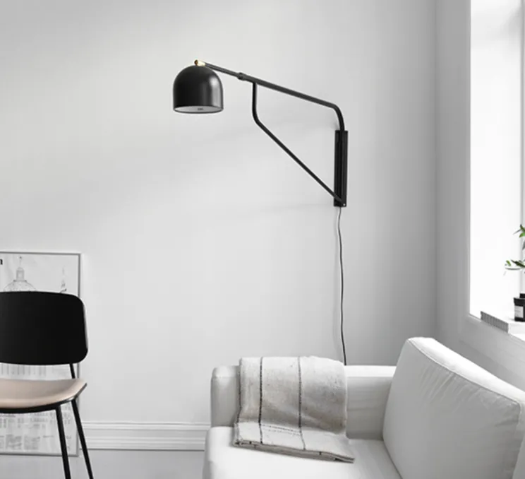 Applique murale, Bellman, noir, Ø205cm, H46,1cm - PHOLC