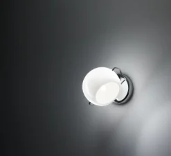 Applique murale, Beluga D57, blanc, L11,6cm, H9cm - Fabbian