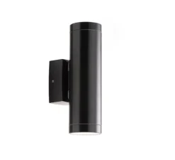 Applique murale bidirectionnelle, laiton noir, L6cm, H20cm - Zangra