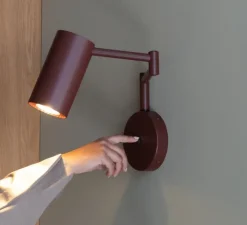 Applique murale, Bilbao, burgundy, L33cm, H27cm - It's about Romi