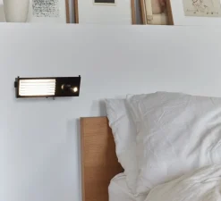 Applique murale, Biny Bedside left, noir et blanc, LED, 2700K, 600 lm, L27cm, H8,5cm - DCW éditions Paris