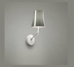 Applique murale, Birdie, gris, L17cm, H42cm - Foscarini