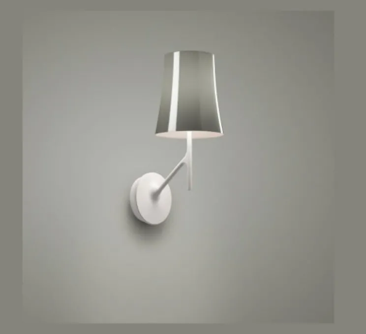 Applique murale, Birdie, gris, L17cm, H42cm - Foscarini