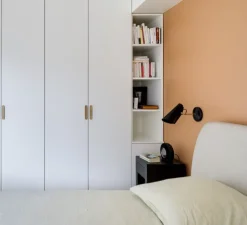 Applique murale, Birdy Short, noir, laiton, LED, H19cm, L31,5cm - Northern