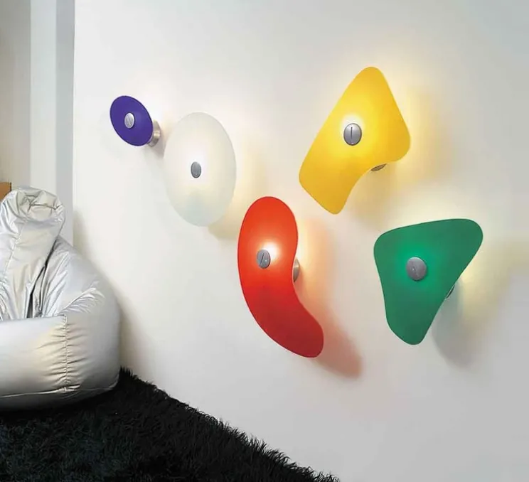 Applique murale, Bit 3, blanc, L40cm, H40cm - Foscarini