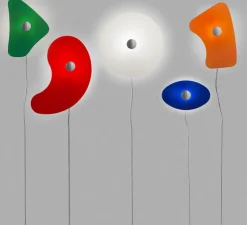 Applique murale, Bit 5, orange, L27cm, H40cm - Foscarini