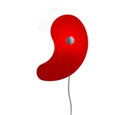 Applique murale, Bit 1, rouge, L35cm, H50cm - Foscarini