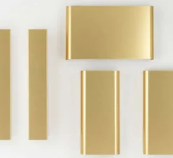 Applique murale, Bjorn 001, or, L11cm, H23cm - Zangra