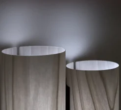 Applique murale, Black Note DU, gris, métal finition noir mat, LED, 3000K, 2884lm, L20cm, H34cm - LZF