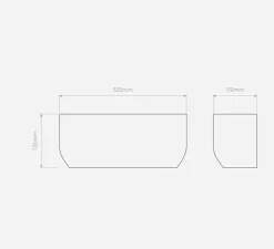 Applique murale, Blend, blanc, L32cm, H13,5cm - Astro