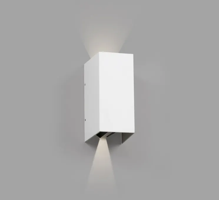 Applique murale, Blind, blanc, LED, IP54, 3000k, 90lm, L7,4cm, H16,5cm - Faro