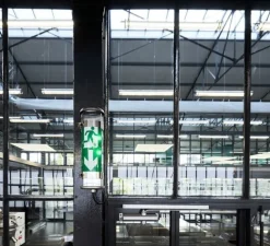 Applique murale, Bloc autonome de sécurité Coulomb, aluminium, IP68, LED, 4000K, 45 lm, L35,7cm, H12,3cm - Sammode