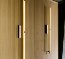 Applique murale, Bloomsbury 500, Direct, laiton, LED, dim, 2700K, lm, Ø3cm, H50cm - Rubn