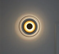 Applique murale, Blossi, or, transparent, Ø23cm, H9cm - Nuura