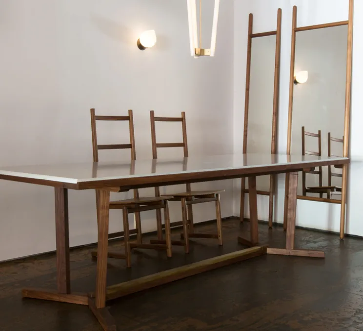 Applique murale, Bob, blanc et laiton, 2700K, 330lm, Ø15cm, H18cm - Anastassiades Studio