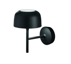 Applique murale, Bol A/01, noir, LED, dim, 2700K, 1200 lm, L17cm, H27cm - Bover