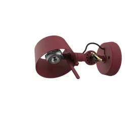 Applique murale, Bolt10, rouge burgundy, LED, dim, 2700K, 640 lm, L21,9cm, H5,5cm - Tonone