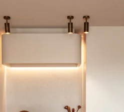 Applique murale, Book XL, laiton antique, Ø6cm, H19,5cm - Contain