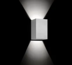 Applique murale, Box 3.0, aluminium brossé, LED, L10cm, H16cm - Wever&Ducré