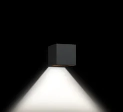 Applique murale, Box 1.0, noir brossé, QT14, H10cm, L10cm - Wever&Ducre